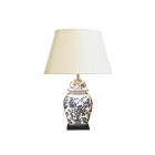 Lampe blue tj, porcelaine, sans abat-jour