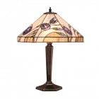 Lampe damselfly, verre et laiton