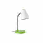 Lampe de bureau verte bob 1 ampoule