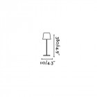 Lampe de jardin noire toc