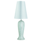 Lampe de table antique mosiac 27 cm, argent