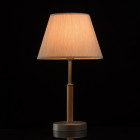 Lampe de table argentée megapolis 1 ampoule 46 cm