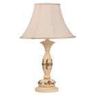Lampe de table beige country 1 ampoule 67 cm