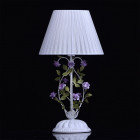 Lampe de table blanche flora 1 ampoule 47 cm
