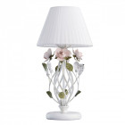 Lampe de table blanche flora 1 ampoule 49 cm