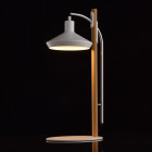 Lampe de table blanche megapolis 1 ampoule 70 cm