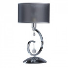 Lampe de table chromée elegance 1 ampoule 40 cm