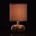 Lampe de table chromée megapolis 1 ampoule 25 cm