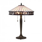 Lampe de table fargo, verre et résine
