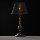 Lampe de table grise neoclassic 1 ampoule 55 cm