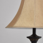 Lampe de table noire country 1 ampoule 70 cm