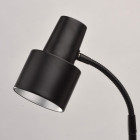 Lampe de table noire techno 1 ampoule 47 cm