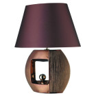 Lampe de table window, en céramique bronze