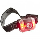 Lampe frontale led super lumineuse, 4 modes d'éclairage, led blanches et rouges