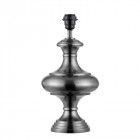 Lampe hamilton, étain, 39 cm, sans abat-jour