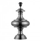 Lampe hamilton, étain, 48 cm, sans abat-jour
