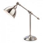 Lampe hampton, chrome brossé