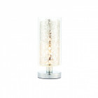 Lampe lacy, chrome et verre