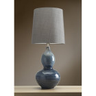 Lampe lapis gourd, céramique, sans abat-jour