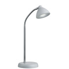 Lampe led desk partners, blanc, chrome