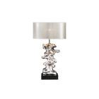 Lampe libero silver, argent, sans abat-jour