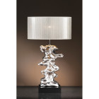 Lampe libero silver, argent, sans abat-jour