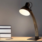 Lampe nanna, frêne, avec abat-jour