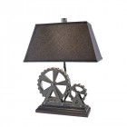 Lampe old industrial, avec abat-jour