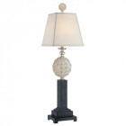 Lampe palmetta, avec abat-jour blanc