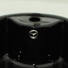 Lave main totem cylindre - céramique noir - 39x83 cm - star
