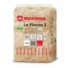 Le Flocon 3 - Laine de roche en flocons - Sacs de 15 kg - Palette de 18 sacs, soit 270 kg/Palette