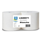 Lot de 2 bobines 21x23 cristal hygiene blanc 2 plis 2x550 feuilles gaufré - p1750000
