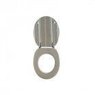 Lin, abattants wc trendy line bois déco - wirquin