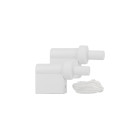 Lot 2 supports bois et drisse mobois ensemble boreal - blanc - 1024199