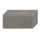 Lot de 10 feuilles abrasives treillis auto-agrippantes 93 x 190 mm