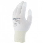 Lot de 10 gants de travail nylon singer enduit polyuréthane bout des doigts - Taille au choix