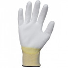Lot de 10 gants de travail polyester singer enduit polyuréthane sans coutures poignet élastique tous usages - Taille au choix