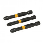 Lot de 3 embouts de vissage impact Phillips - PH3 - 50 mm