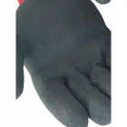 Lot de 3 gants manutention enduit latex singer gris/rouge support polyamide poignet élastique jauge 15 - Taille au choix