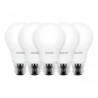 Lot de 5 ampoules led b22 9 watt (eq. 60 watt)