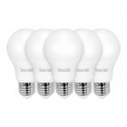Lot de 5 ampoules led e27 9 watt (eq. 60 watt)