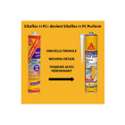Lot de 6 mastics colle multi-usages sika sikaflex 11 fc purform - marron - 300 ml