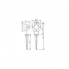 Luminaire de jardin led 4 watt (eq. 35 watt) - Couleur eclairage - Blanc neutre