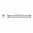 Luminaire linéaire - 32,5cm - 4,5 watt - Couleur eclairage - Blanc neutre