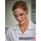 Lunette protection transparente singer evamed polyvalente fine et légères monobloc