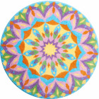 Tapis de salle de bain birth multicouleur rond 100 cm