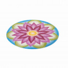 Tapis de salle de bain understanding violet rond 80 cm