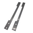 Plaques coulissantes pour ferme portail - argent - dcac632----ev1-