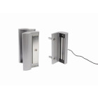 Ventouse électromagnétique 300 kg LOCINOX avec poignée en applique - MAG-3000-ZILV