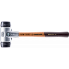 Maillets simplex, avec boîtier en aluminium et manche en bois, ø 50, caoutchouc chargé